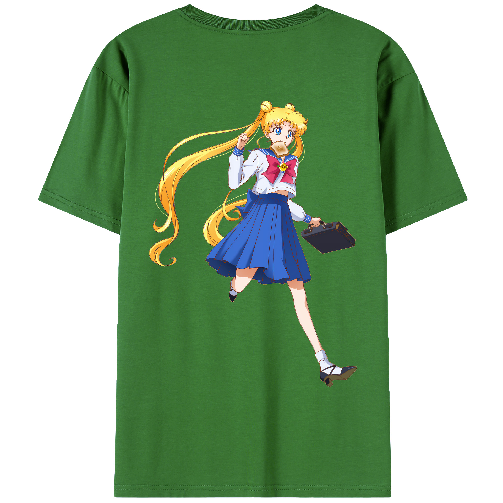 （画像用） 美少女戦士セーラームーン 愛野 美奈子 あいの みなこ Sailor Moon Aino Minako レディース半袖Tシャツ(バックプリント)